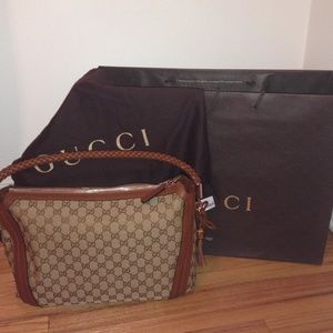 Gucci Braided Strap Purse